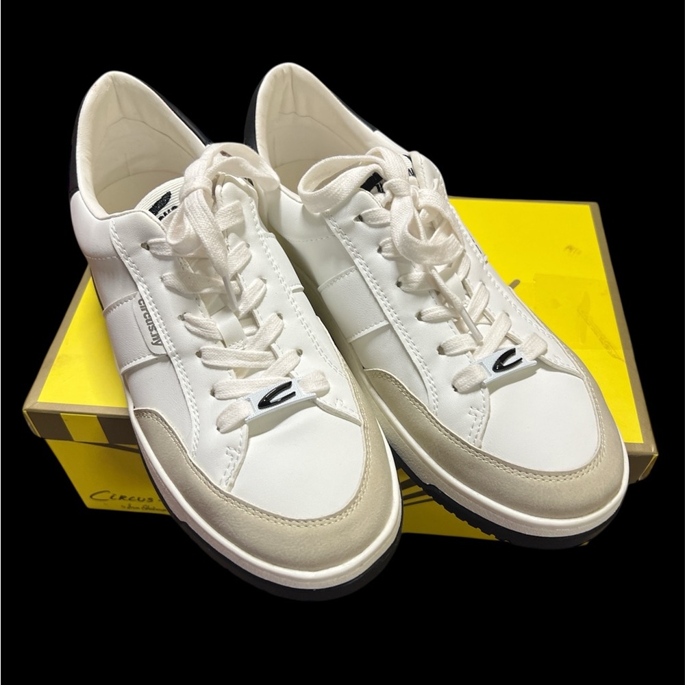 Circus by Sam Edelman White and Cream Sneakers